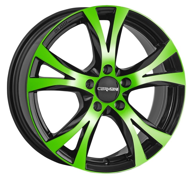Velgen Carmani 9 Compete Green 6.5x16 5x112 ET50