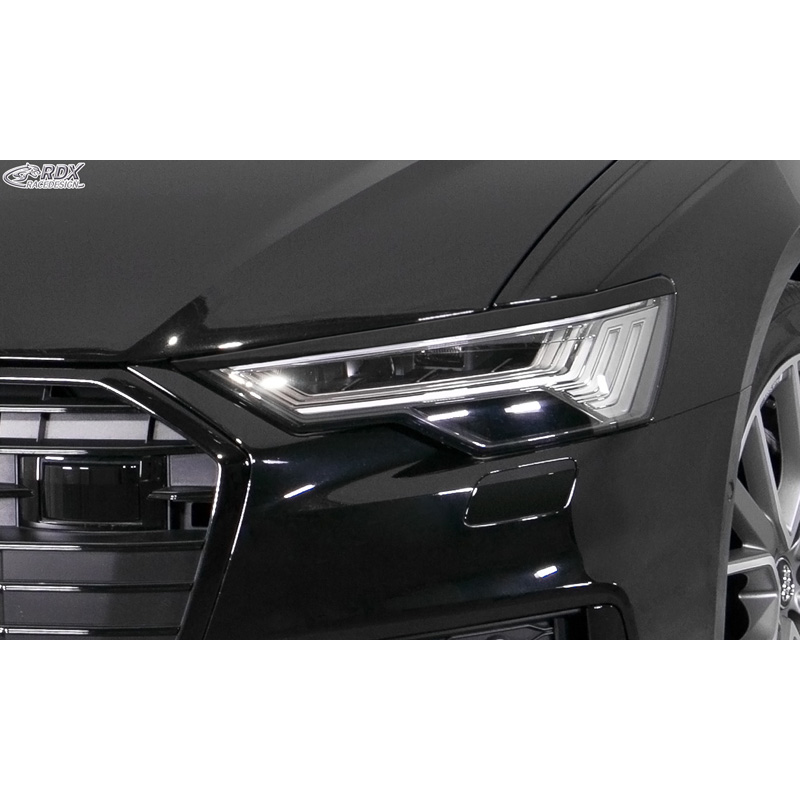 Koplampspoilers  Audi A6 (C8) Sedan/Avant 2018- (ABS)