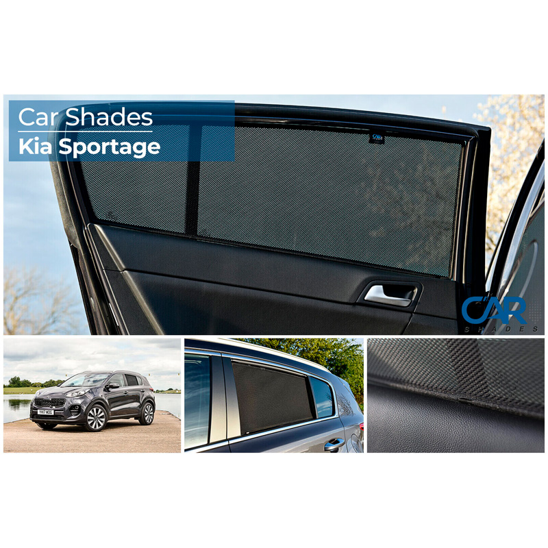 Set Car Shades (rear side doors)  Kia Sportage 5 doors 2016-2018 (2-pieces)