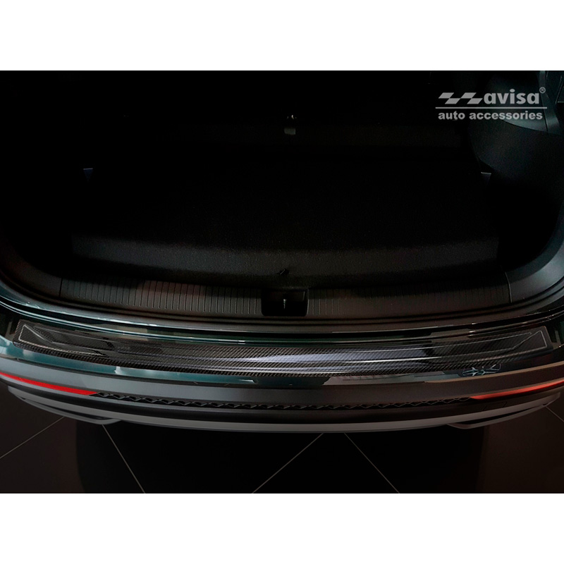 Echt 3D Carbon Achterbumperprotector  Seat Tarraco 2019-