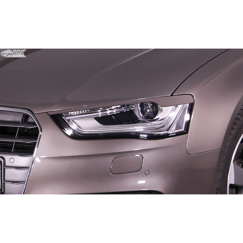 Koplampspoilers  Audi A4 (B8) Sedan/Avant Facelift 2011-2015 (ABS)