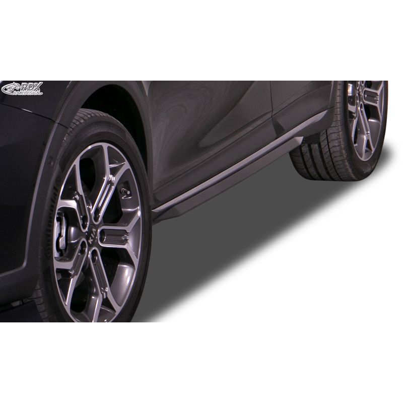 Side skirts 'Slim'  KIA XCeed 2019- (ABS glossy black)