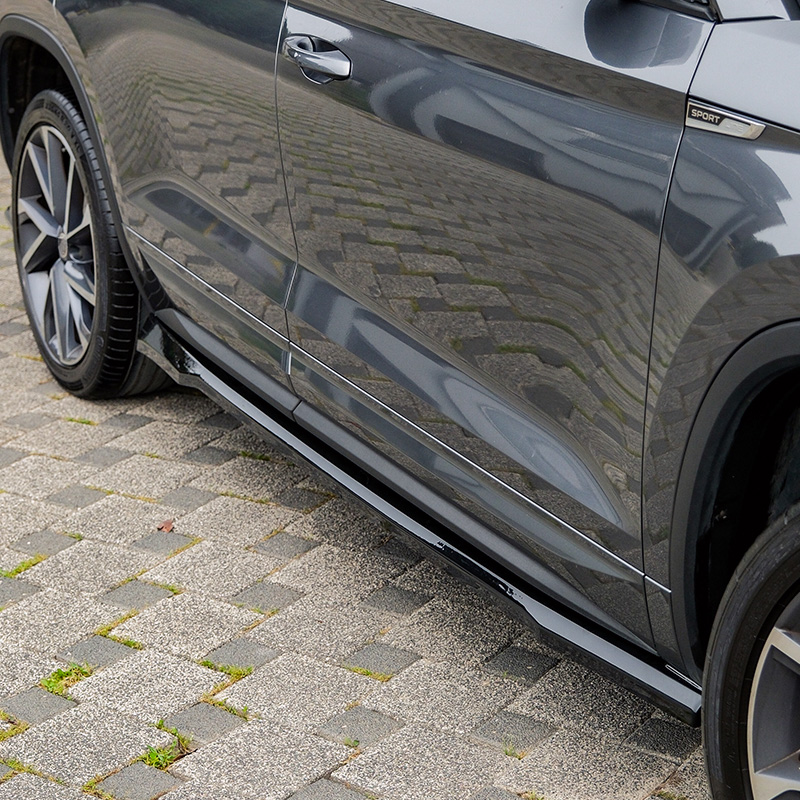 Oneway Set Side Skirts  Skoda Kodiaq I (NS7) Sportline & RS Facelift 2021-2024 - Gloss black