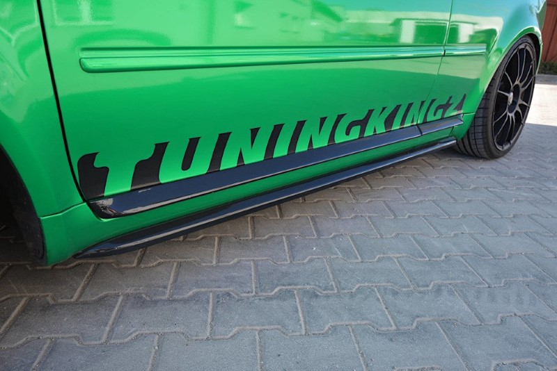 Zijskirts Diffuser Audi S3 8L Glanzend zwart