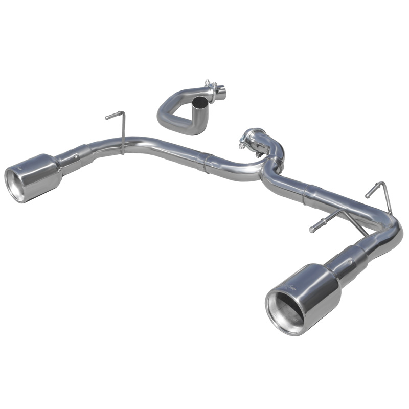 100% Inox Double Sport Exhaust without damper  Fiat 500 Abarth 1.4T-Jet (135-160HP) 2008- + Cabrio 2010- 102mm (Ø48mm)