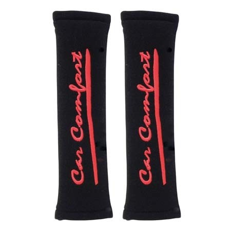 Gordelbeschermhoesset Car Comfort rood/zwart