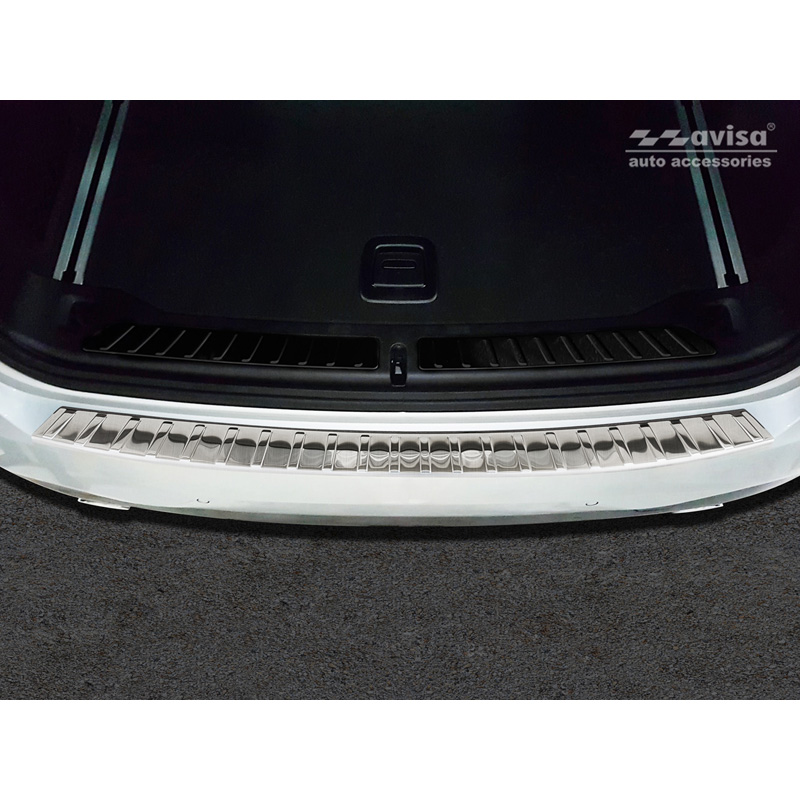 Stainless Steel Rear bumper protector  BMW X3 (G01) 2017-2021 & FL 2021-2024 with M-Package incl. M Competition 2019-2021 'Ribs'