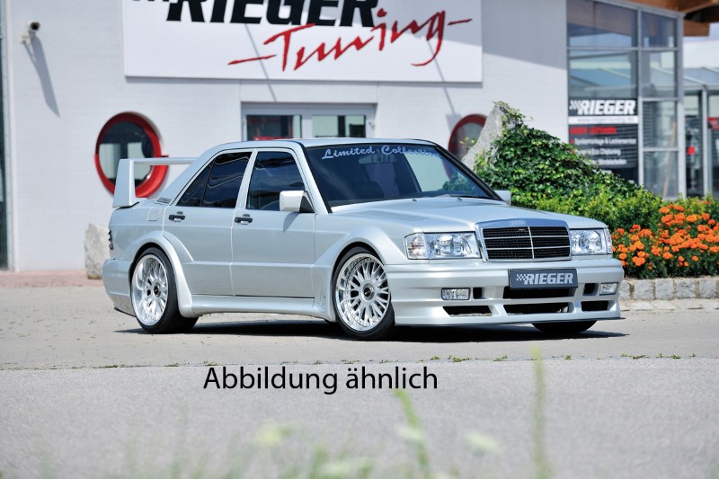 Voorbumper breedbouw ll orginele grill  Mercedes W201 Rieger(Pol