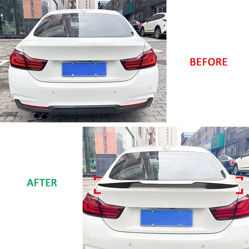 Rear spoiler  BMW 4-Series F36 Gran Coupe 2014-2021 (ABS Glossy Black)