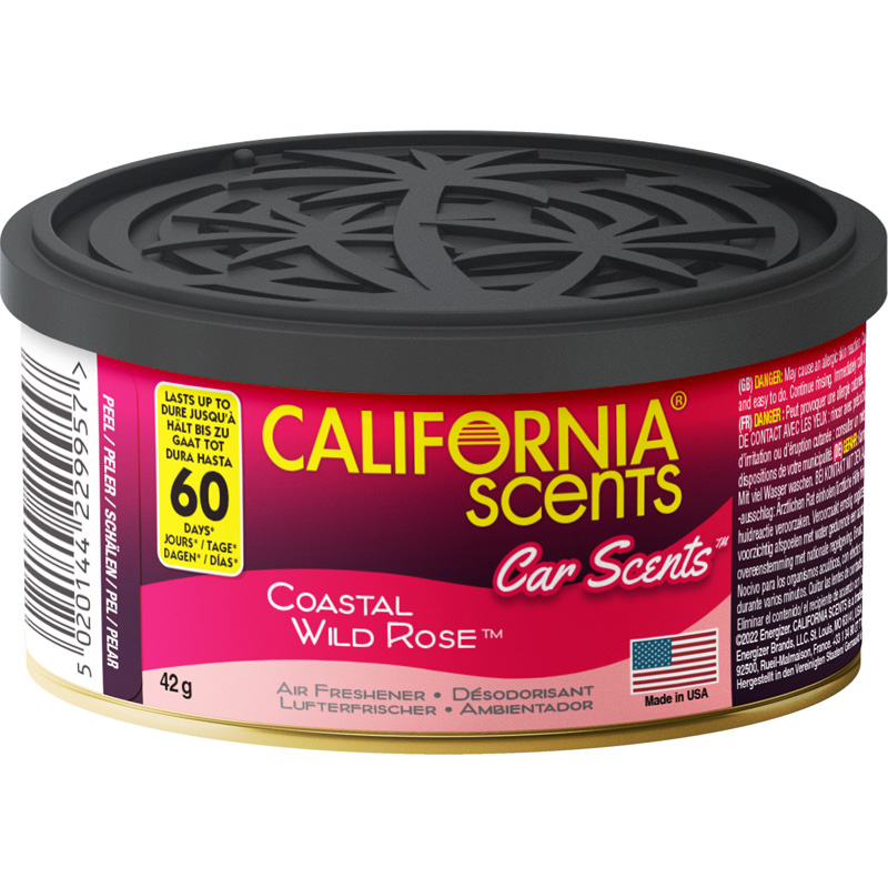California Scents Air freshener - Coastal Wild Rose - Can 42gr