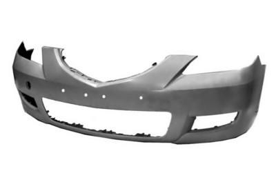 voorbumper, 4 drs Sedan, in primer, 07/2006-Mazda 3, 2003-2009
