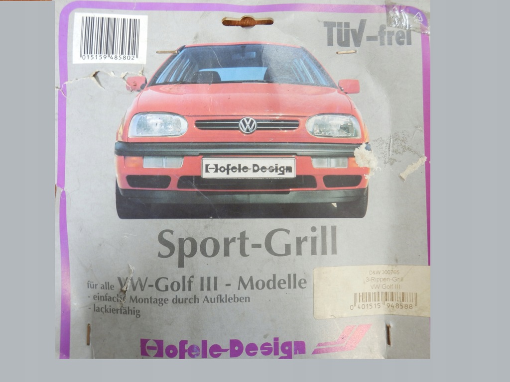Grill VW Golf 3 Hofele