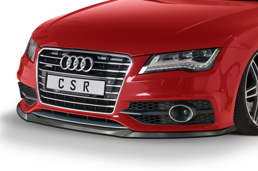 Voorspoiler Audi A7 S-Line / S7 CSR Glans Zwart