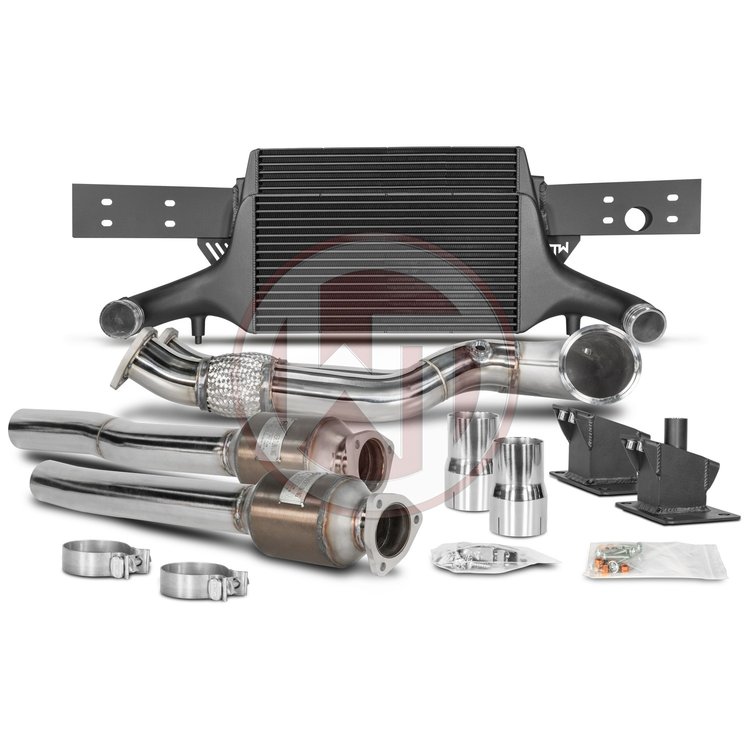 Audi TT/TTS/TTR/TTRS 8S 2015- Wagner Competition Pakket: Intercooler EVO 3 + Downpipe met kat