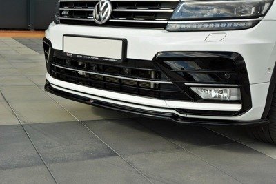 Voorspoiler VW Tiguan 2 15-20 R-Line Glans Zwart