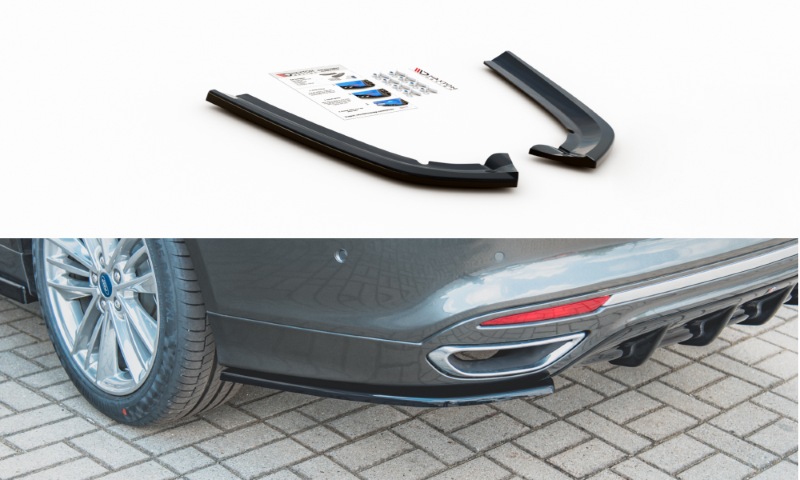 Achterzij Spoilers Ford Mondeo Vignale Mk5 Facelift Glanzend Zwart