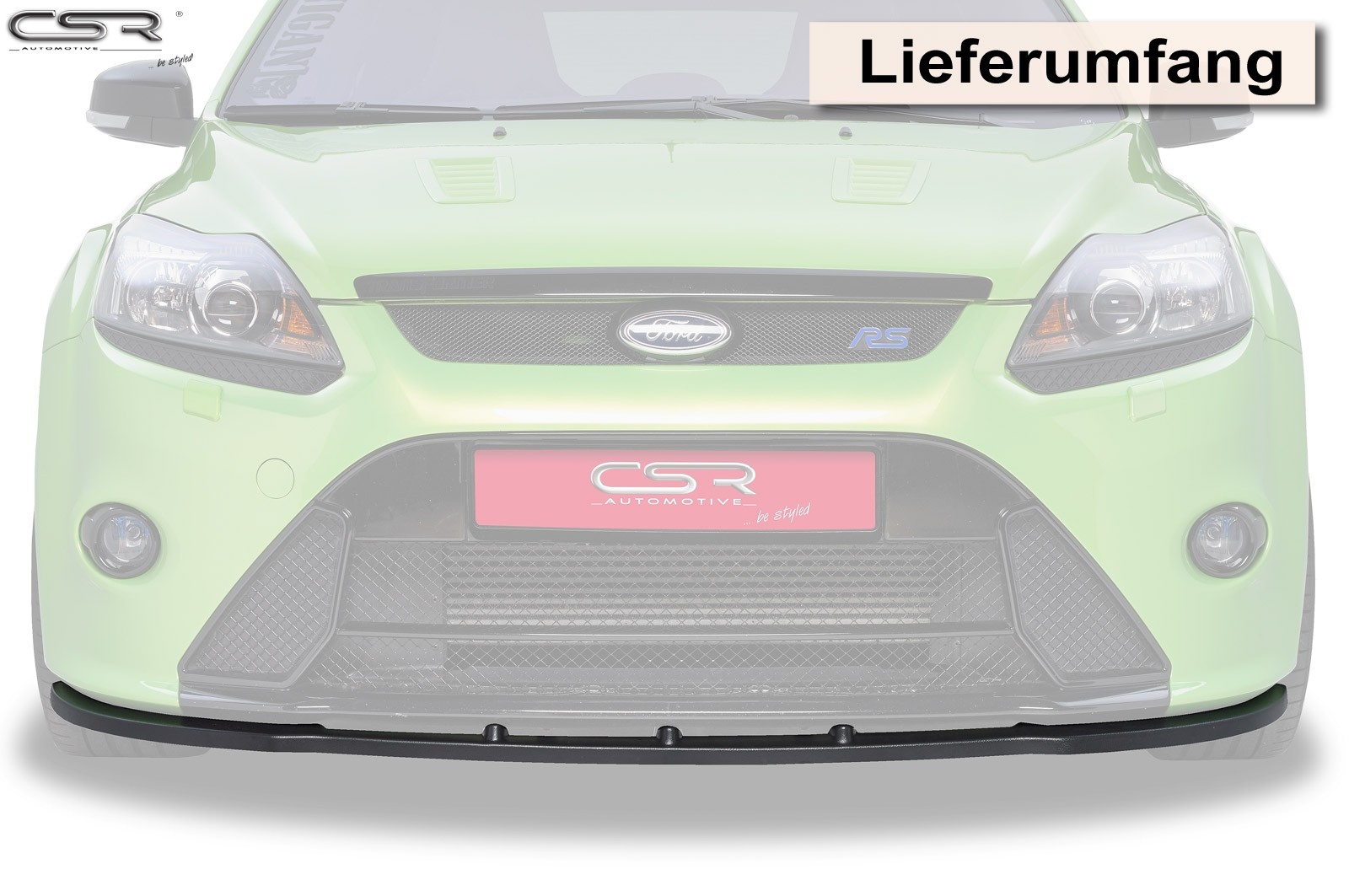 Voorspoiler Ford Focus II RS CSL123-G