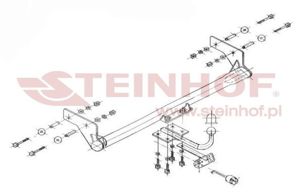 Trekhaak Renault Kangoo I excl.maxi 10/1997-2008