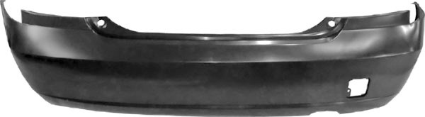 AchterBumper ALMERA, 02-06 ZWART GESPOTEN