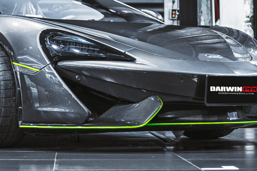 McLaren 540c/570s/570gt Carbon Voorbumper Canards 2015-2020