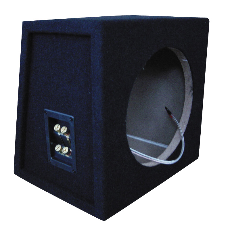 Necom MDF Subwoofer Enclosure 10-inch/25cm 2x connection