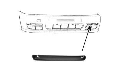 voorbumperlijst, links VW Polo, 1994-1999