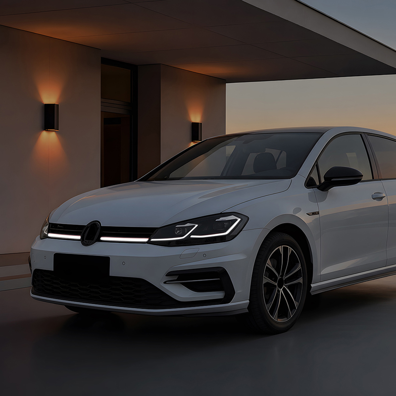 R-Look Grill met LED-Strip  Volkswagen Golf VII (7.5) HB/Variant Facelift 2017-2020