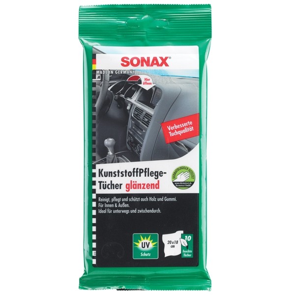 SONAX Kunststofonderhdoek Glans 10s