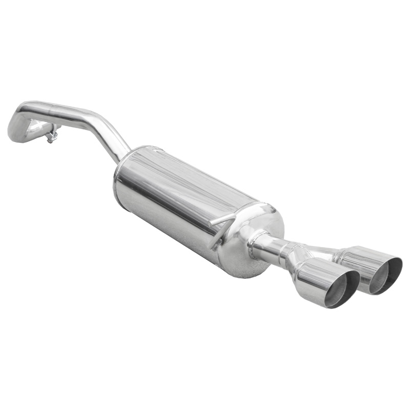 100% Inox Sport Exhaust  Seat Ibiza SC (6J) 1.2 Tsi FR 110hp 2015- 2x80mm Racing