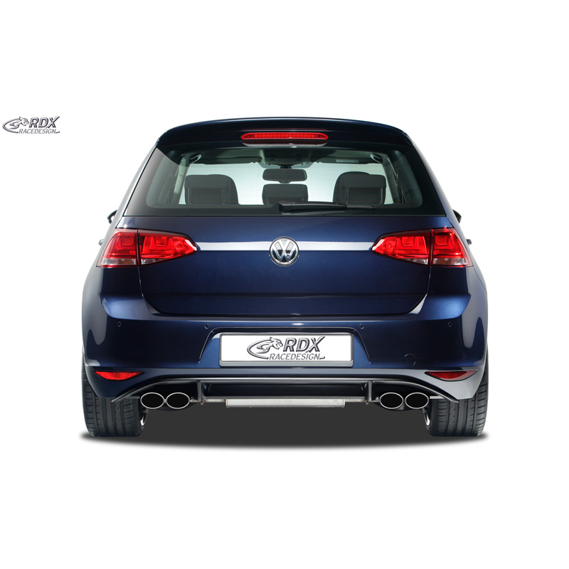 Rear bumper skirt 'Diffusor'  Volkswagen Golf VII HB 3/5-doors 2012- 'R-Look' excl. GTi/GTD (PUR)