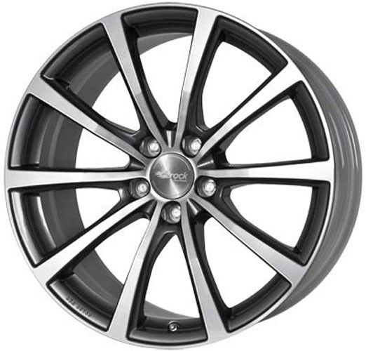 Brock B32 9,5x19 5x112 ET48 Himalaya grey - front gepolijst (HGV