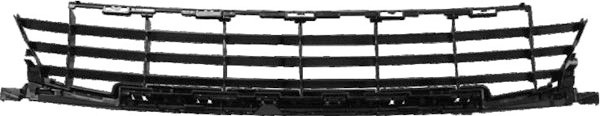 Bumper Grill P 207 06-09 ZWART