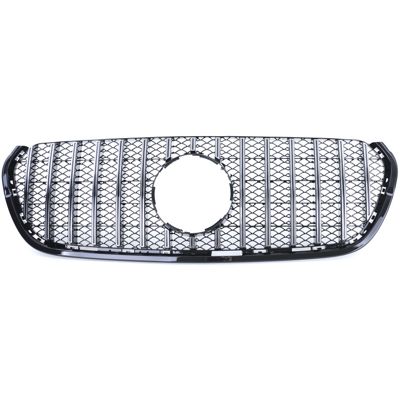 Grill Mercedes X klasse W470 17-20 GT Look Zwart/Chroom