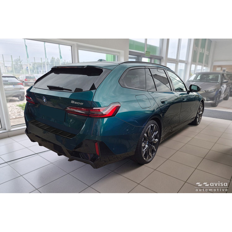 Avisa RVS Achterbumperprotector  BMW 5 Serie Touring (G61) 2024- incl. M-Sport - Matzwart