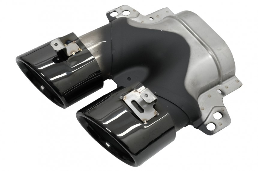 Diffusor Mercedes C205 A205 Coupe / Cabrio 15-19 C43 Design Zwart
