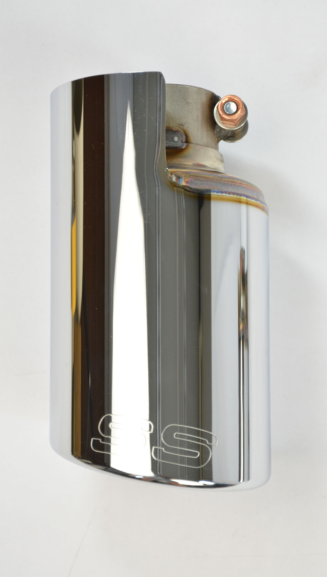 Endpipe kit "Backfire" Right O100 - LeftO100 for Performance sport exhaust for 500 ABARTH 1.4T (135