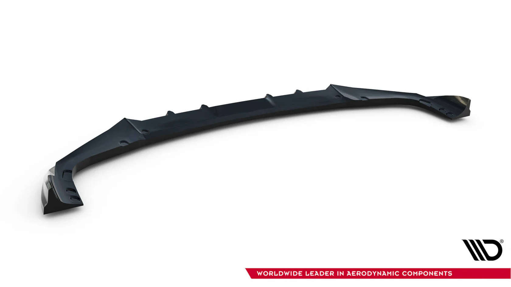 Voorspoiler BMW X6 M F96 Facelift Maxton Glanzend zwart
