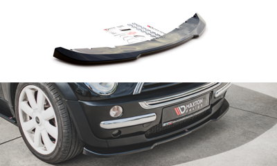 Voorspoiler Mini Cooper / One R50 Glans Zwart