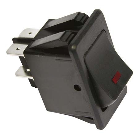 Schakelaar 'LED' Rood 12V 35A