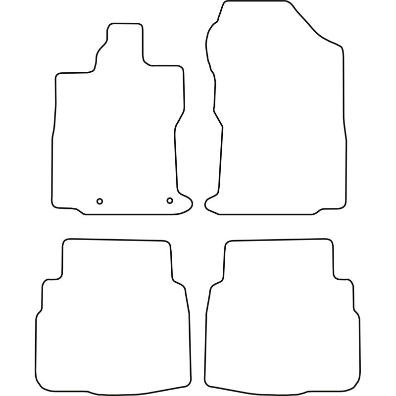Set velour car mats  Subaru Outback (BT) 2020-