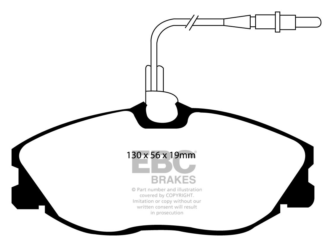 EBC Brakes PEUGEOT 406 Coupe 2.2 2002-2004 Remblokken voorzijde