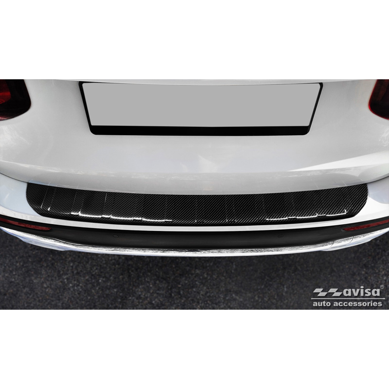 Echt 3D Carbon Achterbumperprotector  Mercedes GLB (X247) incl. AMG 2019-