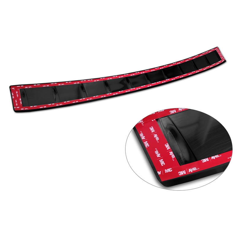 Black Stainless Steel Rear bumper protector  Opel Astra L Sportstourer 2022- 'Ribs'