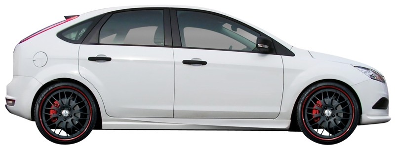 Zijskirts Ford Focus II Facelift 08- (ABS)