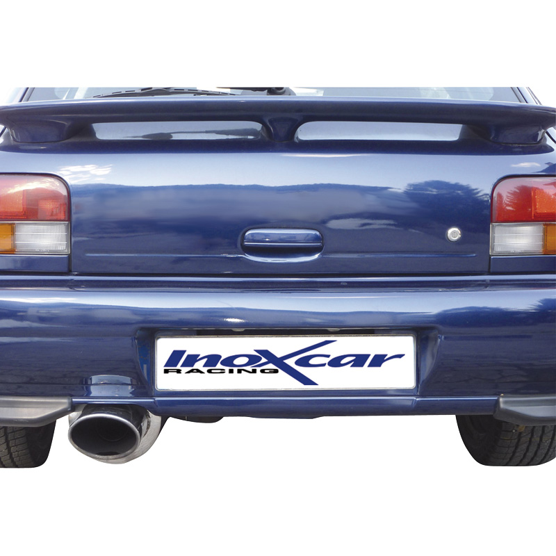 100% Inox Sport Exhaust  Subaru Impreza 4WD 2.0 GT-Turbo -2000 150x105mm