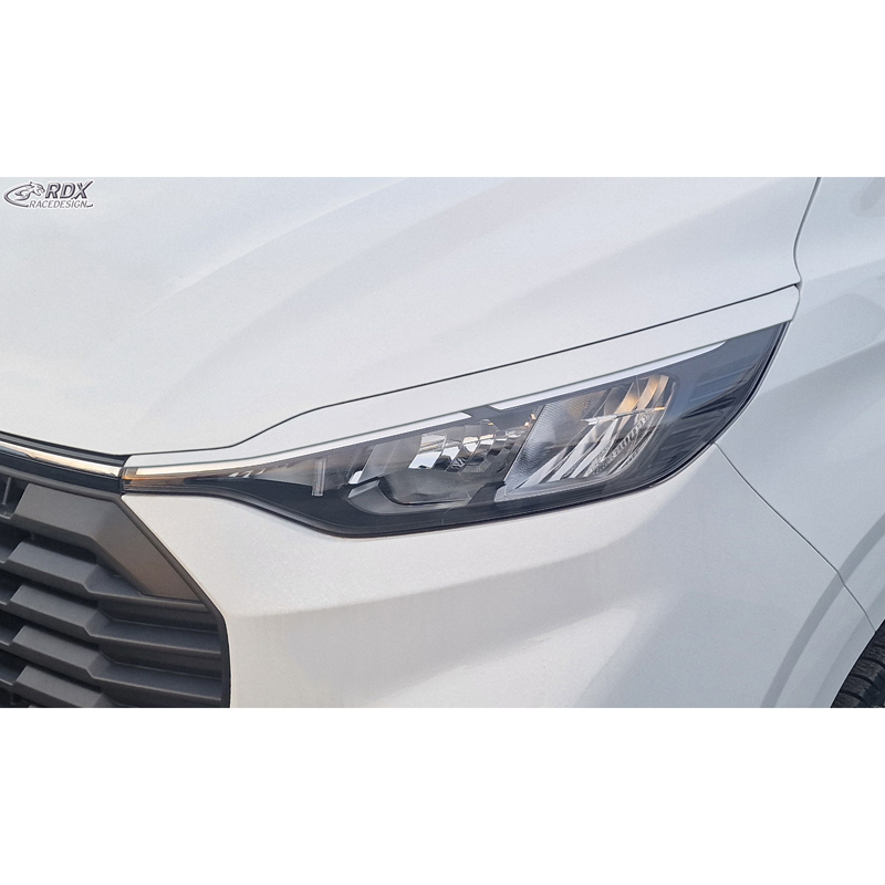 RDX Scheinwerferblenden passend für Ford Transit Custom & Tourneo Custom (V710) 2023- (nur mit Halogen) (ABS)