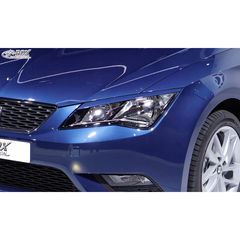 Koplampspoilers  Seat Leon 5F SC/5-deurs/ST 2013-2020 (ABS)