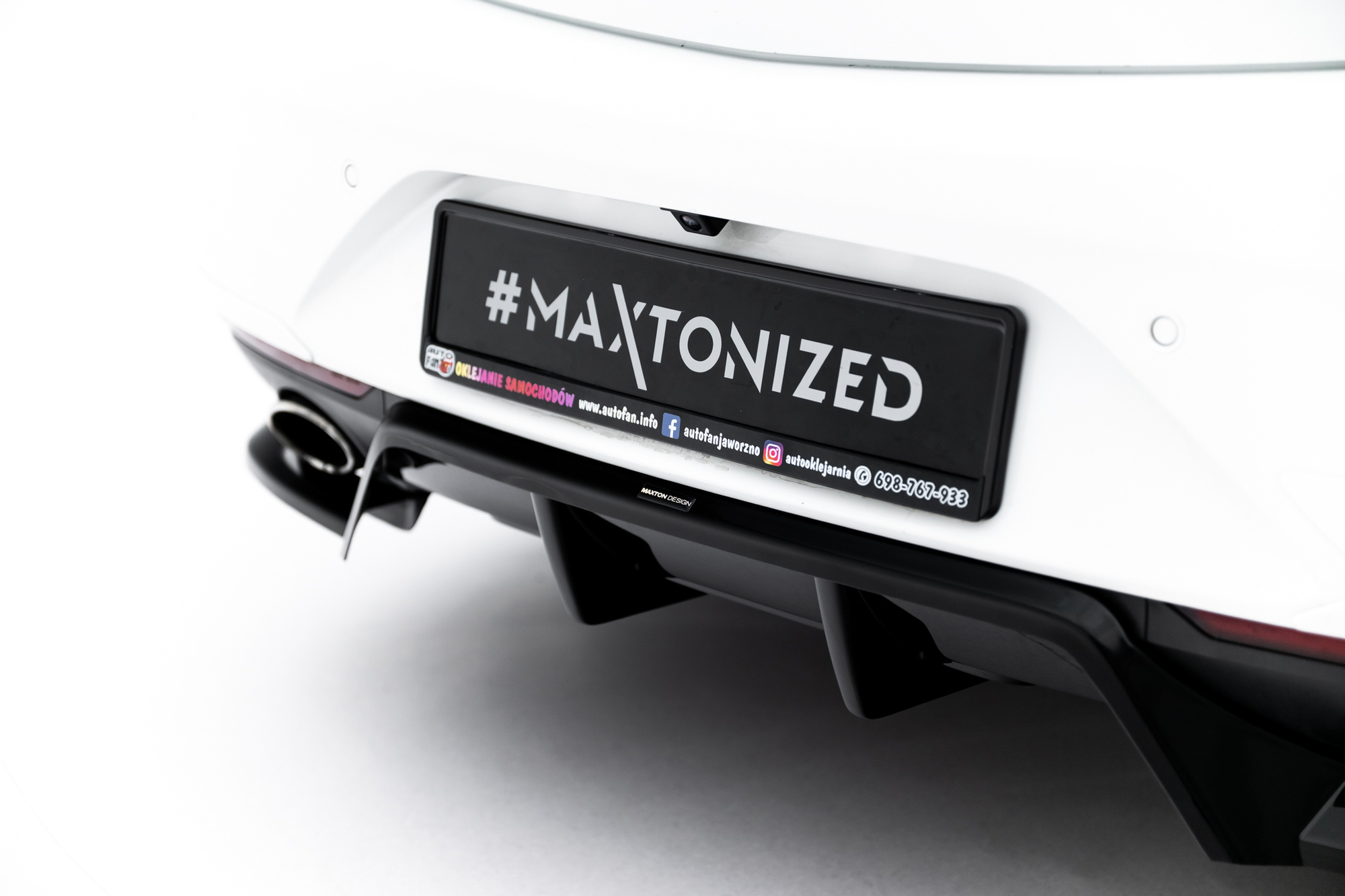 Achterdiffuser Opel Insignia OPC-Line Mk2 (met verticale lamellen) 2017–2020 van Maxton Design