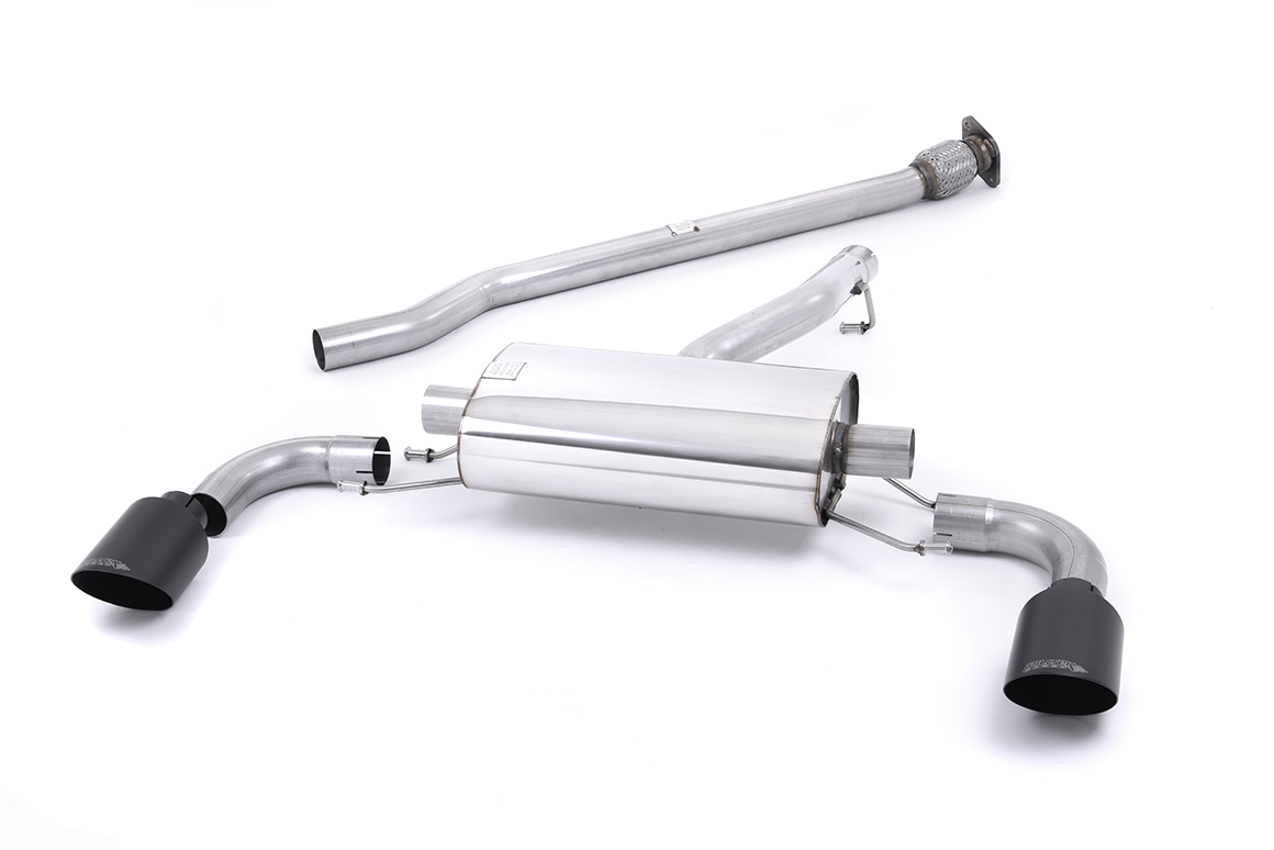 Subaru BRZ 2.0 Non-resonated (luider) Ceramic Black Tips