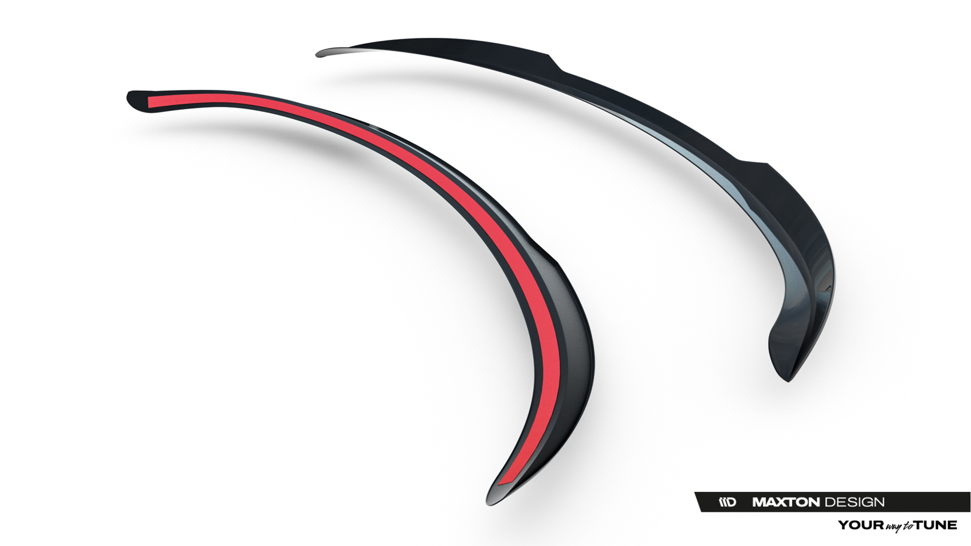 Spoiler Cap Tesla Model Y Premium Mk1 Facelift Maxton Glans Zwart